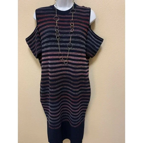 rachel roy knit dress Rachel Roy Women's Serina Crewneck Midi Dress